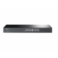 TP-LINK 16-Port 10/100Mbps Fast Ethernet Switch Unmanaged Black