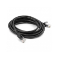 Cable Cat5E UTP, 3m, black