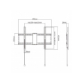TV SET ACC WALL MOUNT 37-80"/WM-80F-01 GEMBIRD