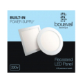 Bousval Électrique™ LED gaismas panelis. Apaļas formas 6W 3000K 118x29mm ar iebūvētu vadības bloku