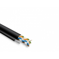 ElectroBase ® LAN Datortīklu kabelis, PRO BASE UTP CAT5E  iekšdarbu/ārdarbu montāžai ar trosi | 305m