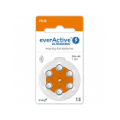 everActive™ Izmērs 13, Dzirdes Aparāta Baterija, 1.45V everActive Zn-Air PR48 iepakojumā 6 gb.