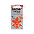 RAYOVAC Dzirdes aparāta baterija | izmērs 13 | 1.45V Rayovac Extra Advanced Zn-Air PR48
