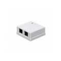 ElectroBase ® Virsapmetuma datora rozete CAT6 , divi porti RJ45