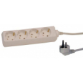 ElectroBase ® Pagarinātājs 5,0m 4rozetes 3G1,0 balts 114005