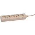 ElectroBase ® Pagarinātājs 3.0m 5rozetes 3G1,0 balts 115003