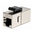 ElectroBase ® Savienotājs-Adapteris 2xRJ45 konektoriem, CAT5E, CAT6, Ekranēts, Keystone