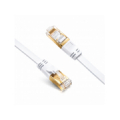 PNI ® CAT7 LAN plakans ekranēts S/STP savienotājkabelis (patch cord), 10Gbps, 600MHz, 3m, balts