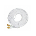 PNI ® CAT7 LAN plakans ekranēts S/STP savienotājkabelis (patch cord), 10Gbps, 600MHz, 5m, balts