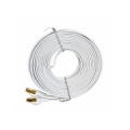PNI ® CAT8 LAN plakans ekranēts S/STP savienotājkabelis (patch cord), 40Gbps, 2000MHz, 5.0 m, PNI