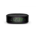 PHILIPS radio pulkstenis, melns