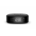 PHILIPS radio pulkstenis, melns