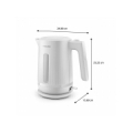 PHILIPS 3000. sērijas Basic tējkanna, 1.7L, balta