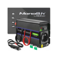 Qoltec ® Qoltec Monolith sprieguma pārveidotājs 600 MS Wave | 12V uz 230V | 300/600 W | USB