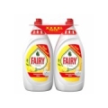 FAIRY Lemon trauku mazgāšanas līdzeklis, komplekts, 2x1350ml