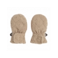 Lodger Mittens Folklore Fleece bērnu cimdiņi, Beige, 12-24m
