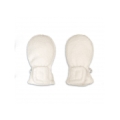 Lodger Mittens Teddy bērnu cimdiņi, Cloud Dancer, 0-12m