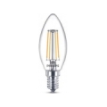 Philips LED spuldze 4W (40W) E14 470Lm WW B35 CL ND CLA Sveces tipa