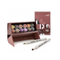 Double-sided Marker Pens ARRTX  Oros, 12 Colours, earth tone shade
