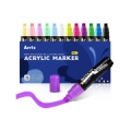 Acrylic Marker Pens ARRTX, 12 Colours