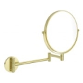 Cosmetic mirror on movable arm