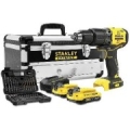 STANLEY WKRĘTARKA V20 SFMCD715D2F 60Nm 2x2,0Ah +50ACC SKRZYNIA METAL ...