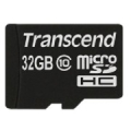 Transcend microSDXC/SDHC Class 10 32GB with Adapter