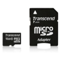 Transcend microSDXC/SDHC Class 10 UHS-I 16GB with Adapter