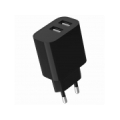 CHARGER USB UNIVERSAL BLACK/2P TA-UC-2A12-01-BK GEMBIRD