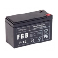 BATTERY 12V 7AH VRLA/FGB7-12 EMU