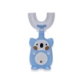 Kiddyz   U1 Manual Tooth brush kids 2–6 years U shape soft silicone bristles + Dustproof case Blue