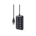 I/O HUB USB2 10PORT/UHB-U2P10P-01 GEMBIRD