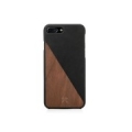 Woodcessories EcoSplit Wooden+Leather iPhone 7+ / 8+  Walnut/black eco249