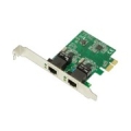 Logilink PC0075, 2-port Gigabit PCI Express network card | Logilink | 2 x Gigabit Lan (RJ 45) | PCIe