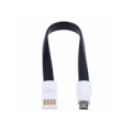 CABLE USB MAGNES MICRO USB flat, black 