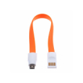 CABLE USB MAGNES MICRO USB flat, orange 
