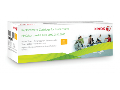 Xerox Yellow Toner Cartridge. Equivalent To Hp C9702A/Q3962A