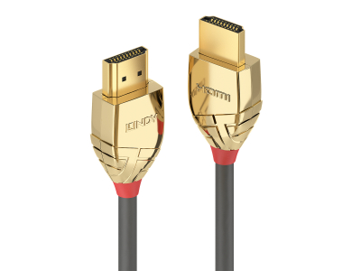 Lindy 37866 HDMI cable 10 m HDMI Type A (Standard) Gold,Grey