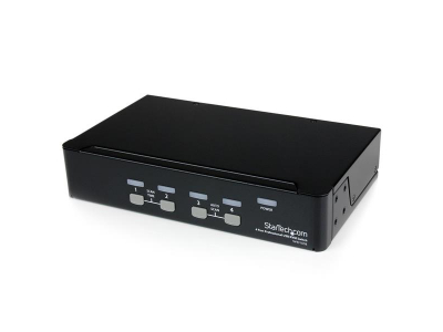 StarTech.com 4 Port Professional VGA USB KVM Switch with Hub