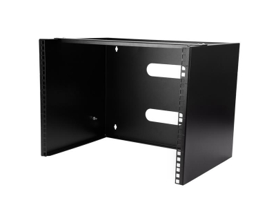 StarTech.com Wall-Mount Bracket for Shallow Rack-Mount Equipment - Solid Steel - 8U