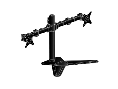 iiyama DS1002D-B1 flat panel desk mount 76.2 cm (30") Black