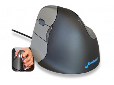 BakkerElkhuizen Evoluent4 mice Optical Left-hand Black,Grey