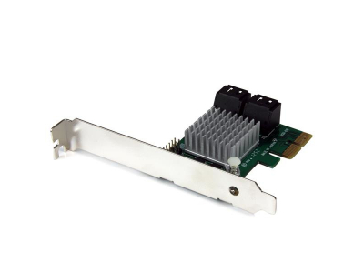 StarTech.com 4 Port PCI Express 2.0 SATA III 6Gbps RAID Controller Card with HyperDuo SSD Tiering