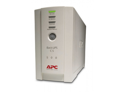 APC Back-UPS uninterruptible power supply (UPS) Standby (Offline) 500 VA 300 W 4 AC outlet(s)