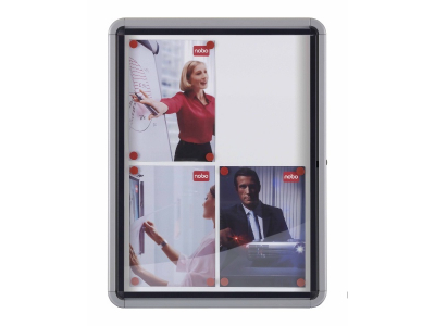 Nobo External Glazed Case Magnetic 4xA4