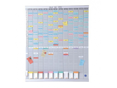 Nobo T-Card Planning Kit - Annual Planner 13 columns 54 slots