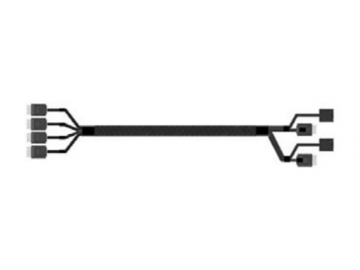 Intel A2U4PSWCXCXK1 cable interface/gender adapter OCuLink SFF-8611 Black