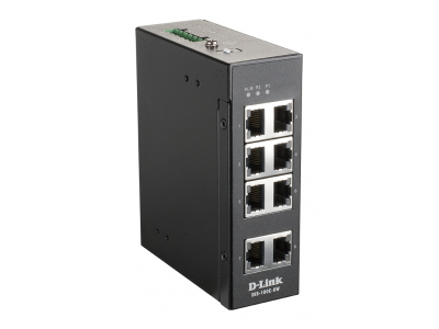 D-Link DIS-100E-8W network switch Unmanaged L2 Fast Ethernet (10/100) Black