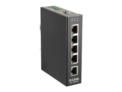 D-Link DIS-100E-5W network switch Unmanaged L2 Fast Ethernet (10/100) Black