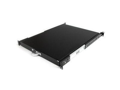 StarTech.com 22in Black Deep Sliding Server Rack Cabinet Shelf